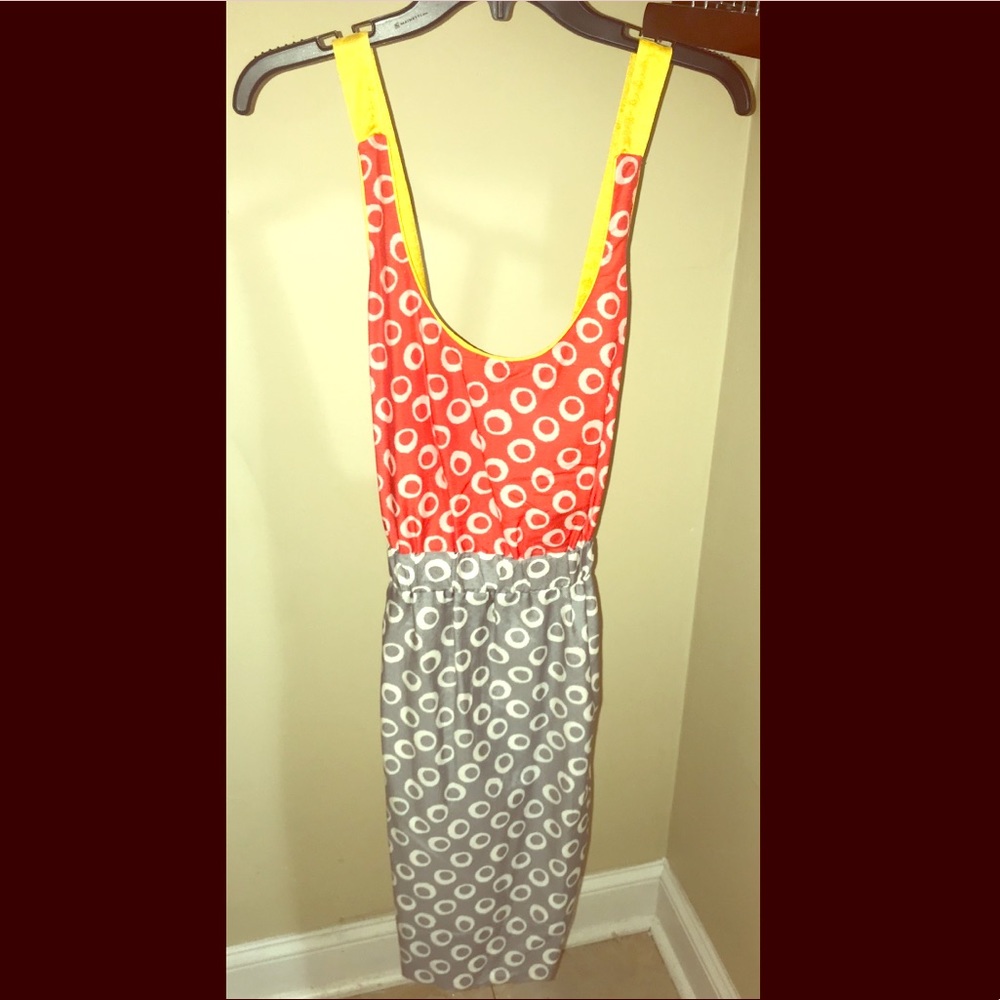 Anthro Corey Lynn Calter Silk Cross Back Dress NWT